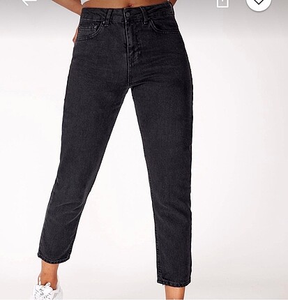 Füme mom jean pantolon