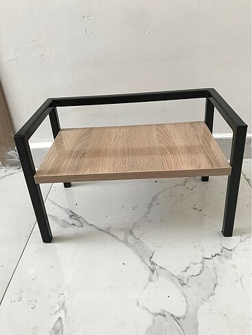 Metal çerçeveli tek raf özel ölçü