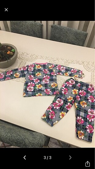 1 Yaş Beden Breeze Pijama Takımı 80 cm
