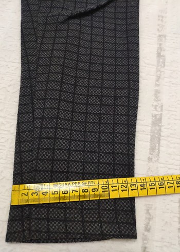 Kadın Gri Kemerli Pantolon - Görsel 5