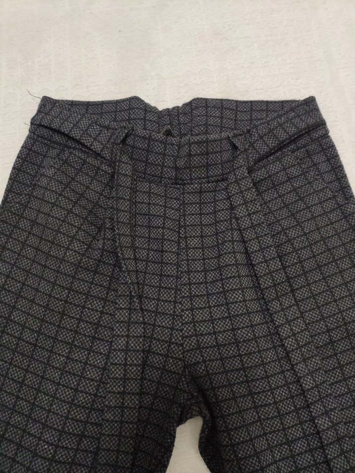 Kadın Gri Kemerli Pantolon - Görsel 4