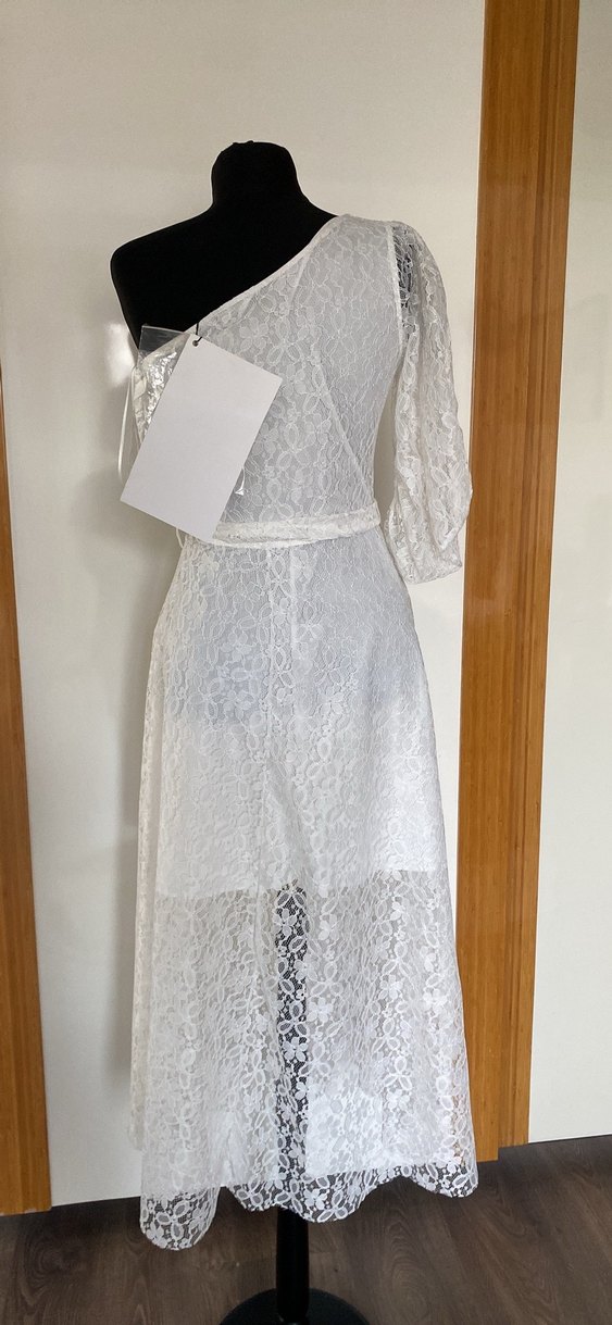 Beyaz after elbise nikah elbise - Görsel 2