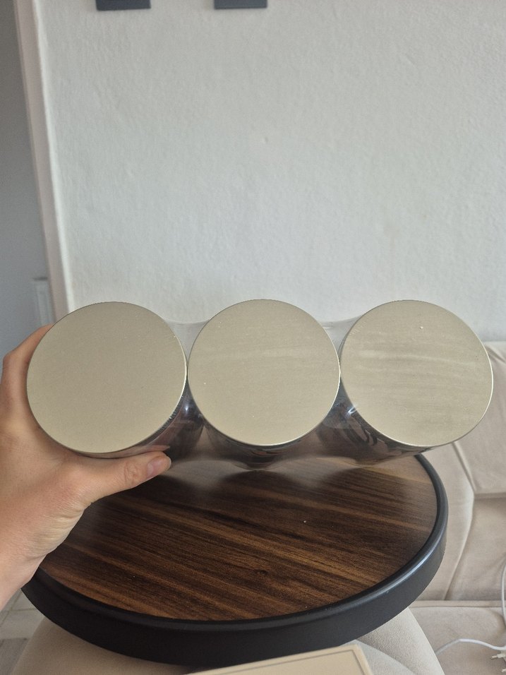 Desenli Metal Gıda Saklama Kutuları - Görsel 3