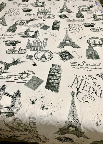 Yatak örtü. Tek kişilik Dünya Sembolleri - Görsel 5