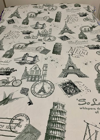 Yatak örtü. Tek kişilik Dünya Sembolleri - Görsel 4