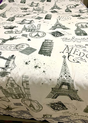 Yatak örtü. Tek kişilik Dünya Sembolleri - Görsel 3