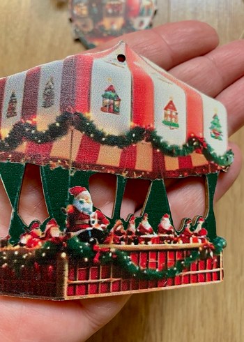 Yılbaşı Süsleri - Noel Baba 5 adet Fiatı