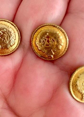 Altın Renk Blazer Düğme. 28 adet yeni - Görsel 2