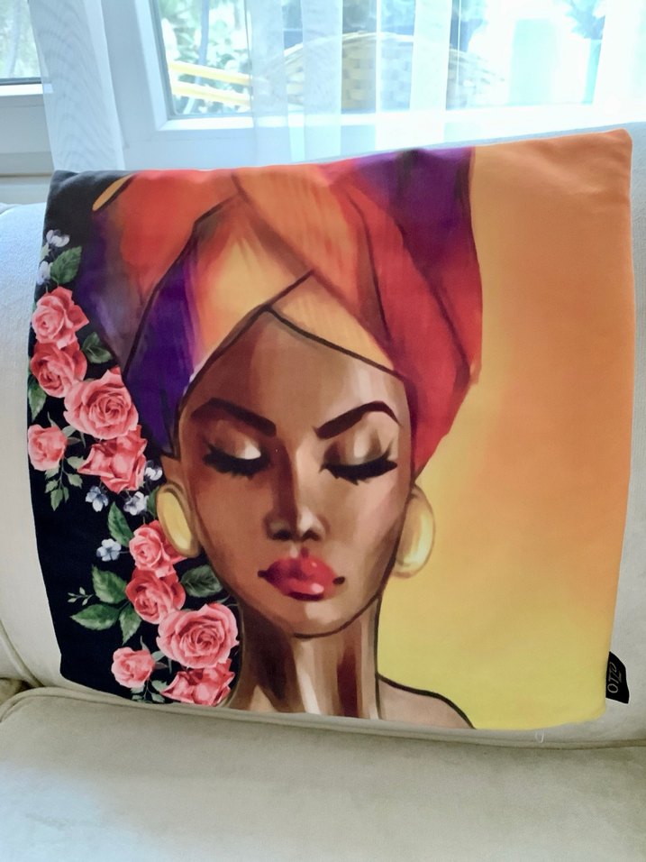 Kırlent Pop style. Dijital baskı tertemiz Kırlent - Görsel 4