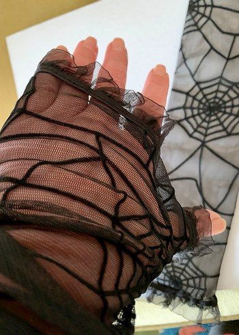Eldiven #Goth yurtdışından parmaksız Eldiven - Görsel 5