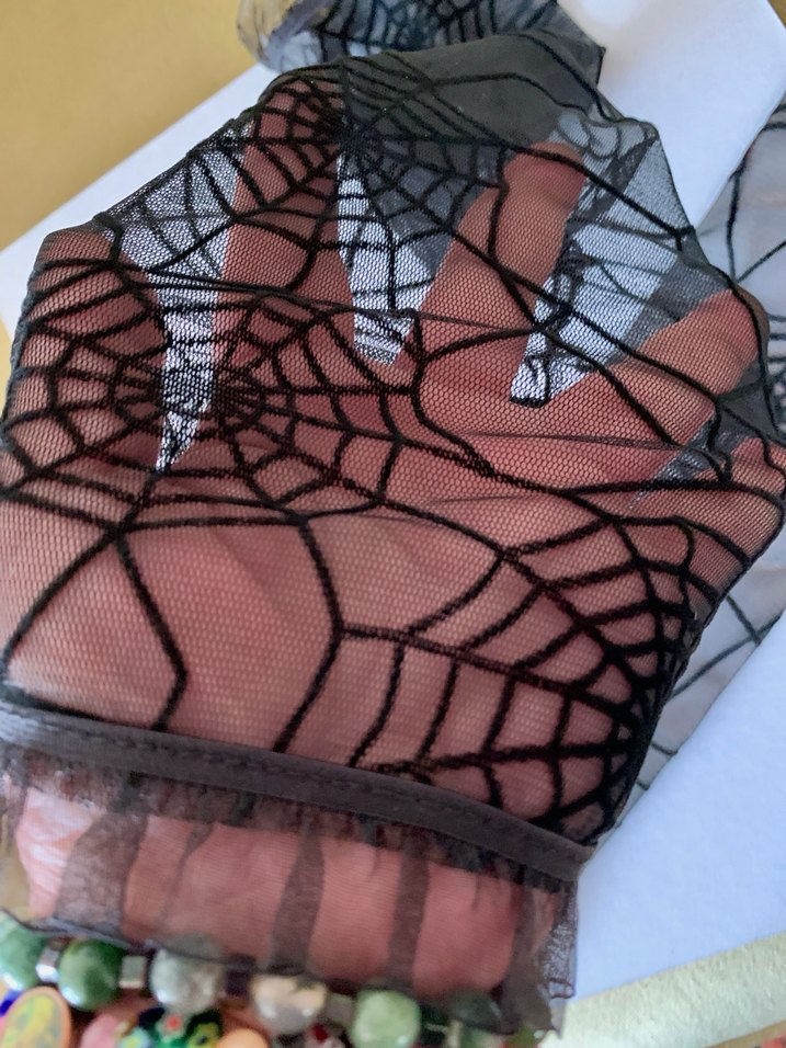 Eldiven #Goth yurtdışından parmaksız Eldiven - Görsel 3