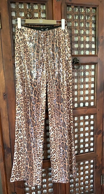 Zara Leopar pullu Pantolon