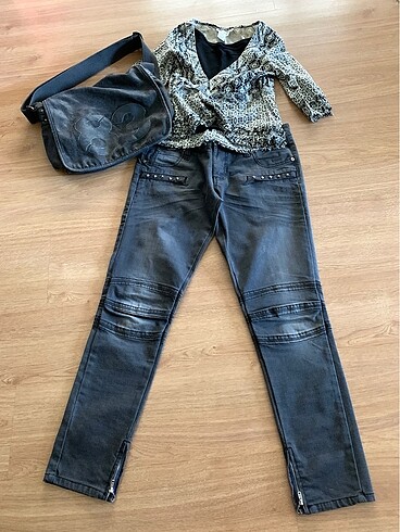Vintage İtalyan kot pantolon