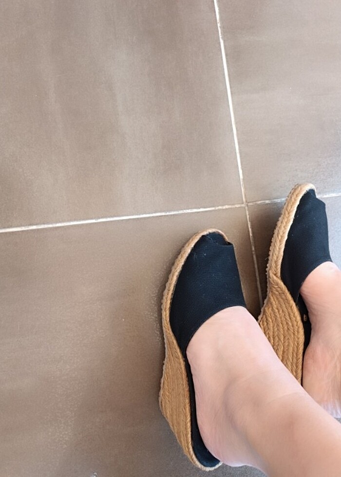 Topuklu#espadril#terlik #ayakkabi - Görsel 2