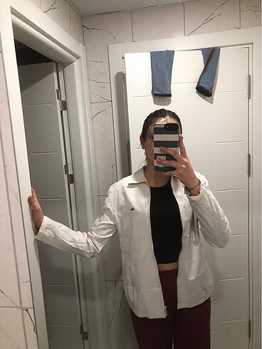 38 Beden beyaz Renk Lacoste ceket