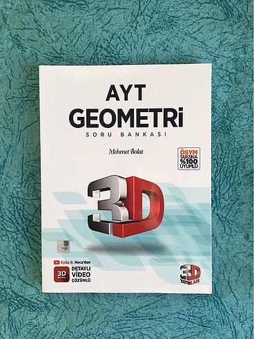 3D AYT GEOMETRİ SORU BANKASI