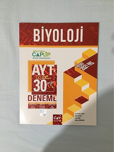 ÇAP AYT BİYOLOJİ DENEMESİ