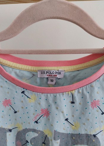 U.S Polo Assn. U.S. Polo Assn. Kız Çocuk Mavi Gecelik