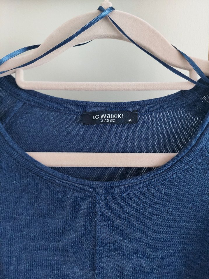 Lacivert Triko Tunik - Görsel 2