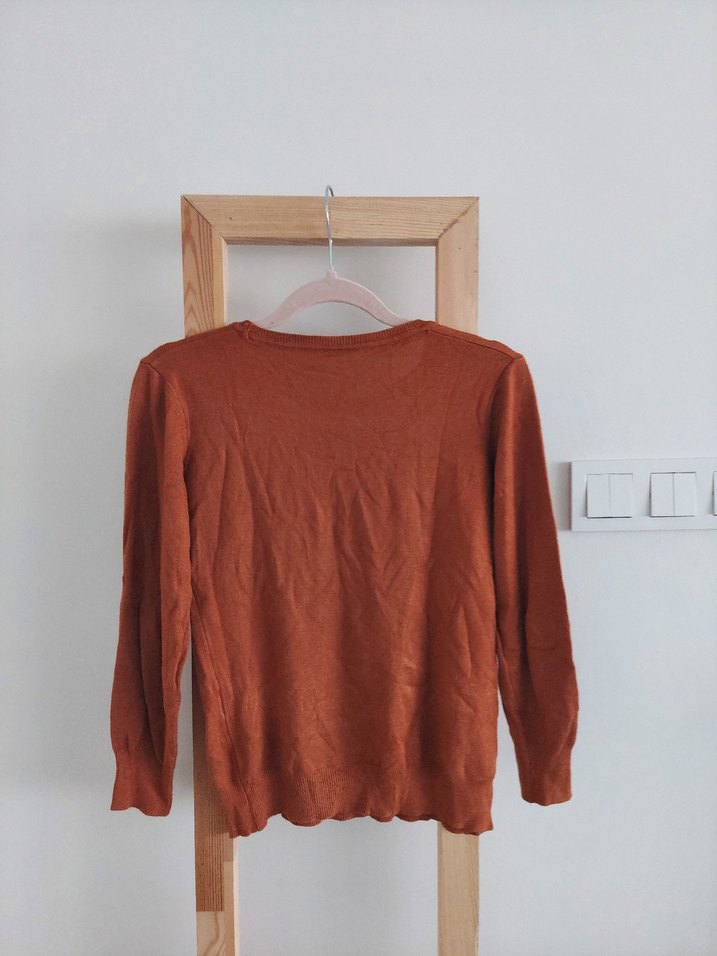 Kadın Triko Uzun Kollu Kazak/ Body - Görsel 3