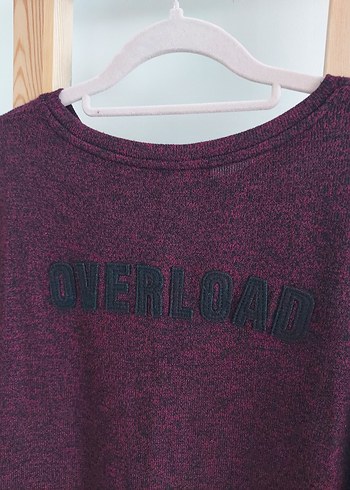 Bordo Örgü Kadın Triko Tunik - Görsel 4