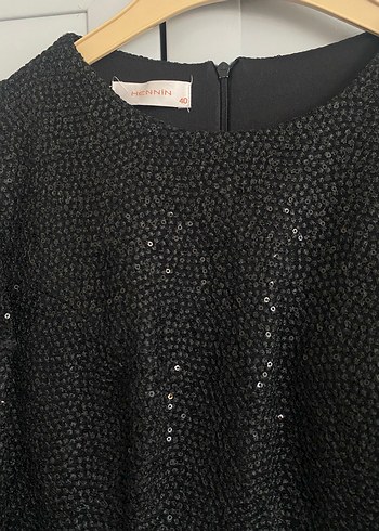 Uzun Siyah Gotik Drape Detaylı Elbise - Görsel 4