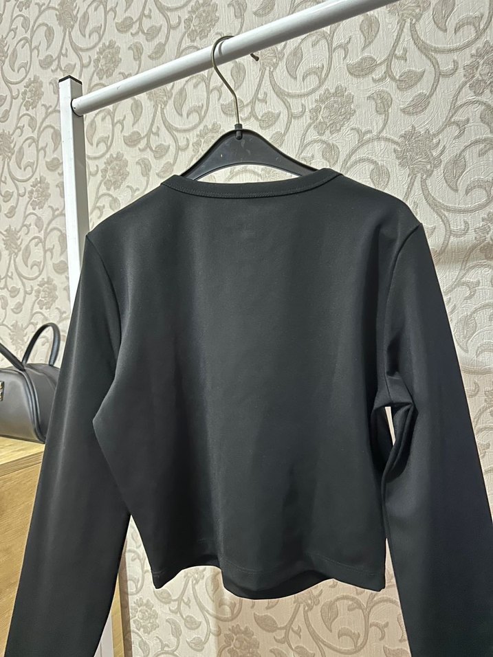 Ventura Uzun Kollu Crop Tişört - Görsel 5