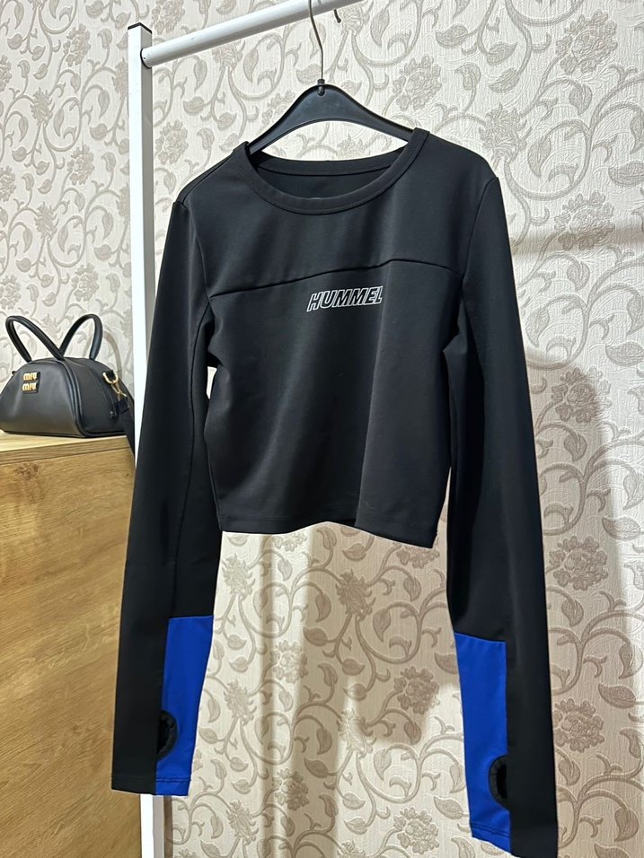 Ventura Uzun Kollu Crop Tişört - Görsel 2