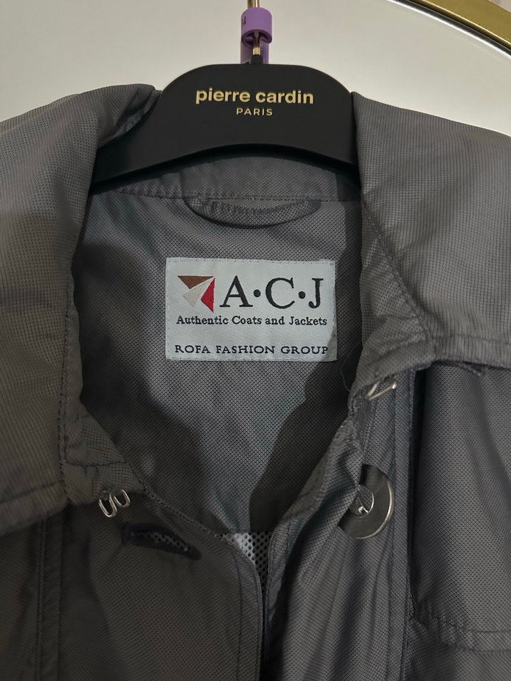 Düğmeli Gri Midi Kadın Ceket - Görsel 2