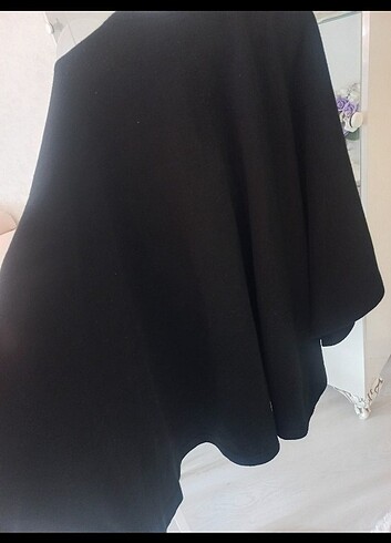 xl Beden Siyah bayan pelerin