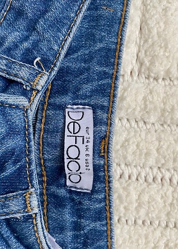 Defacto Mavi Regular Fit Kadın Kot Pantolon