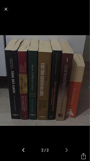 7 kitap tanesi 15?