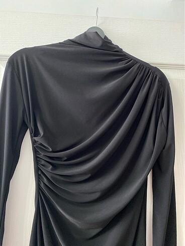 Zara Zara drape detaylı elbise