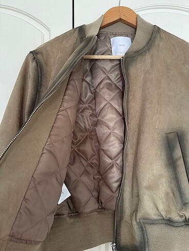 s Beden camel Renk Bomber ceket