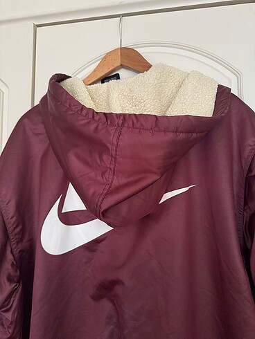 l Beden bordo Renk Orijinal Nike parka