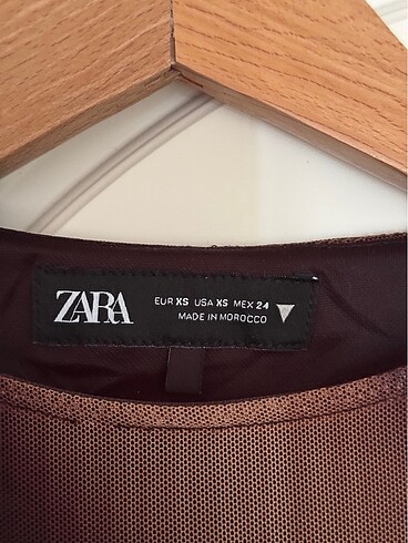 xs Beden Zara elbise