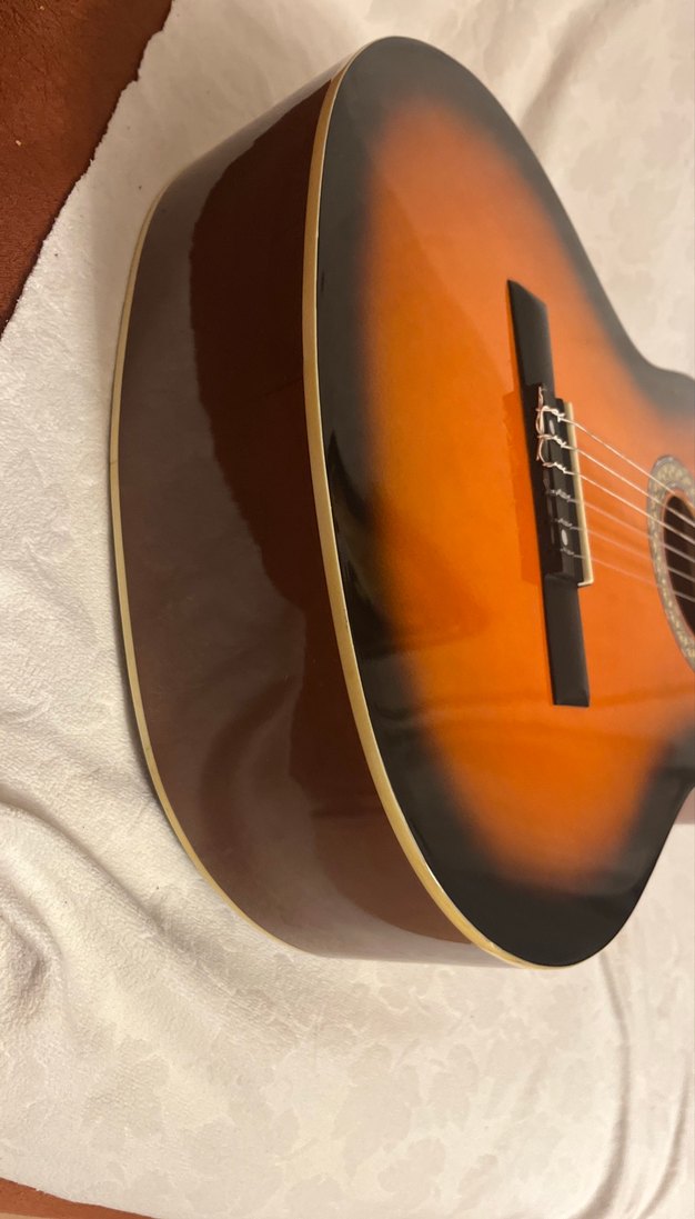 Almira kalite sertifikalı Gitar + Müzik Kitabı + gitar çantası - Görsel 4