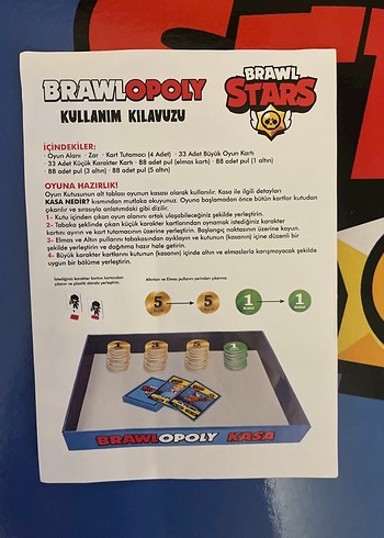 Brawl Stars Brawlopoly kutu oyunu - Görsel 4