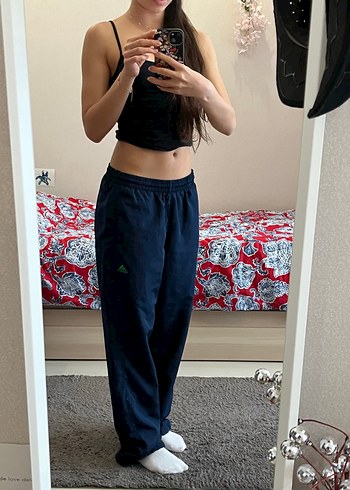 Lacivert Adidas Kargo Pantolon