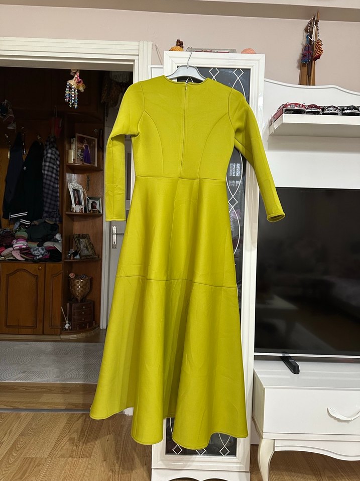 Kadın Uzun Kol Elbise - Görsel 3