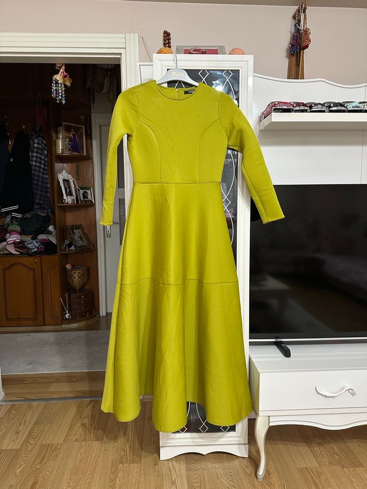 Kadın Uzun Kol Elbise - Görsel 2