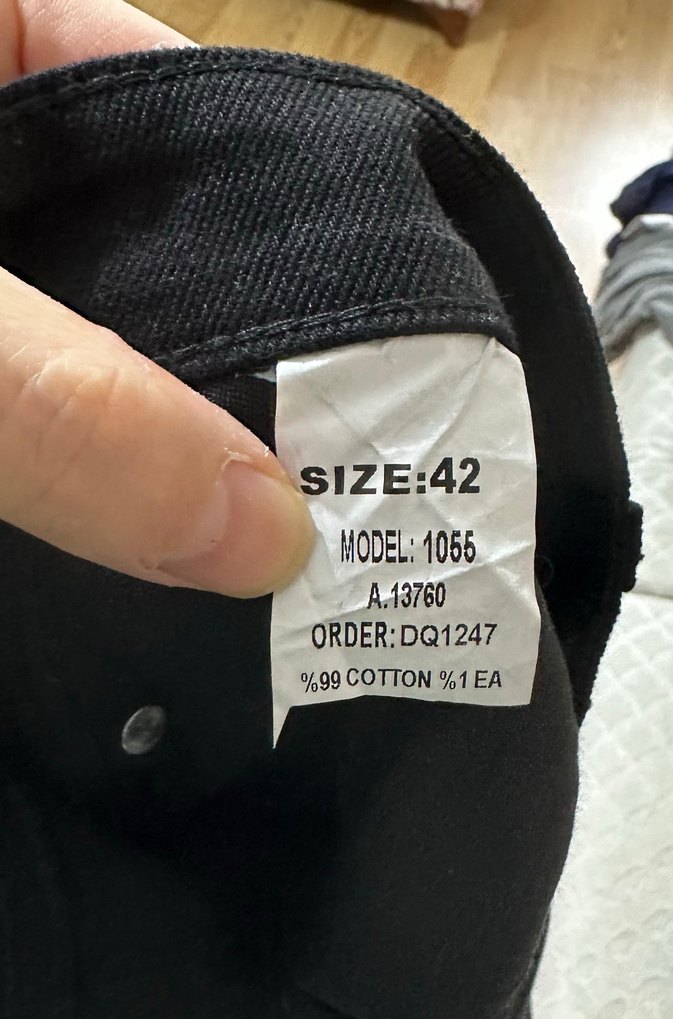 Taştı kot pantolon  - Görsel 4