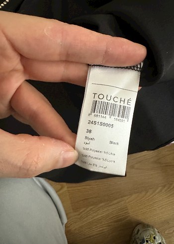 Düğmeli Siyah Kadın Uzun Takım Elbise - Görsel 5