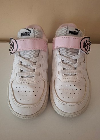 Puma Kız Çocuk Pembe Cırtlı Spor Ayakkabı