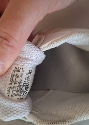 27 Beden beyaz Renk Adidas Kız Çocuk Beyaz Spor Ayakkabı