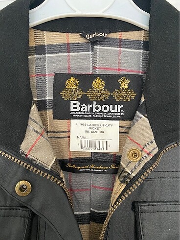 s Beden siyah Renk Orijinal Barbour ceket