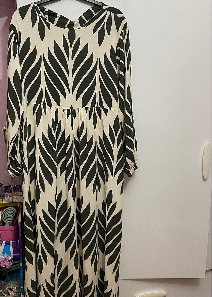 Tesettür şık elbise - Görsel 2