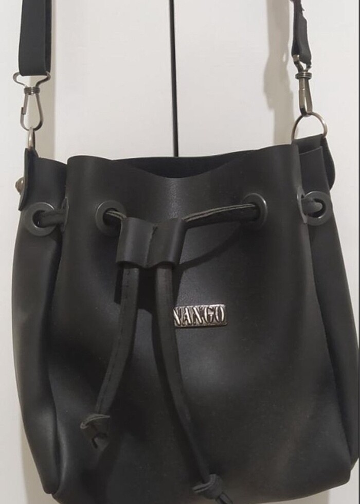 Siyah mango çanta - Görsel 2