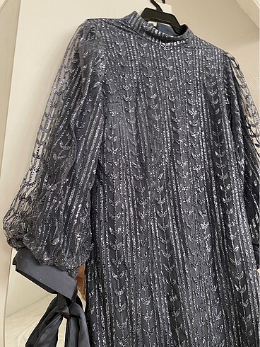 Simli tesettür abiye - Görsel 3