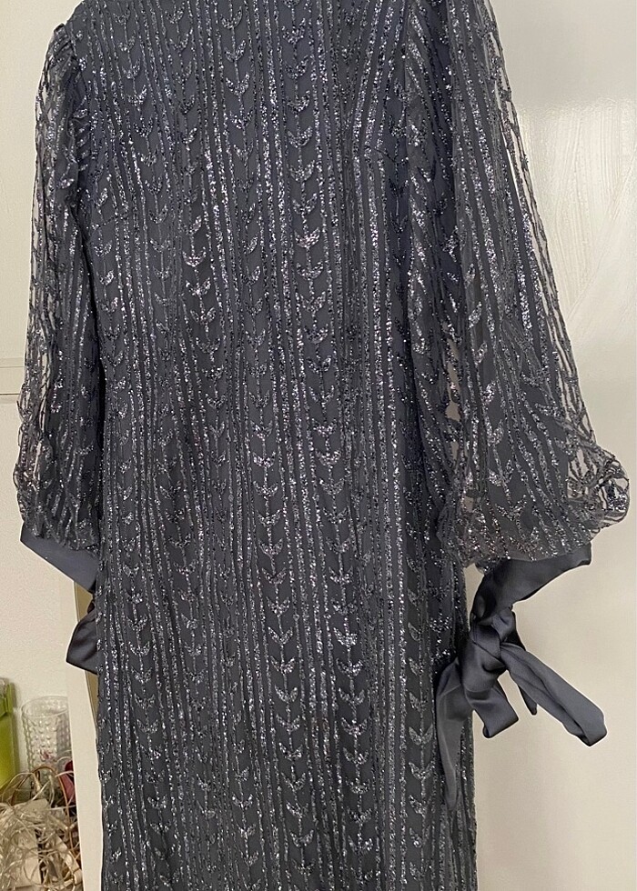 Simli tesettür abiye - Görsel 4